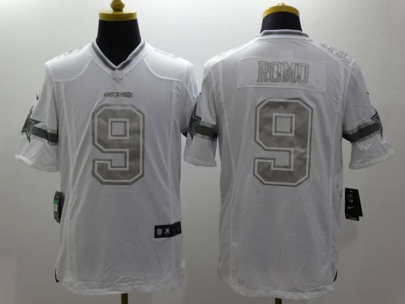 Men Dallas Cowboys #9 Romo white Nike 2025 Limited NFL Jersey 001
